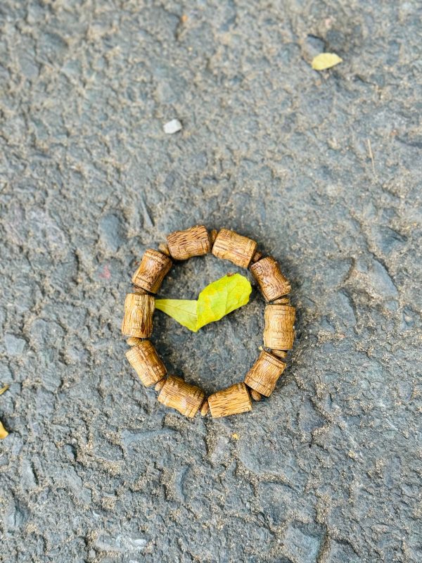 Nha Trang Agarwood Bracelet, Agarwood From Vietnamese , Very Oil Agarwood, Style Bead Barrel - 图片 2