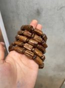 Natural cylindrical Agarwood bracelet, Vietnamese Agarwood from Nha Trang .