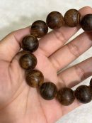 Wild Philippinse Agarwood Bracelet, Agarwood From Agusan Forest, Rare And only 1 , Weight Almost Sinks In Water