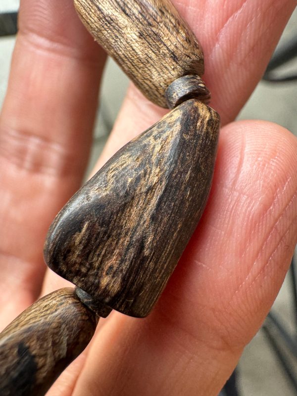 Wild Agarwood Sinking Bracelet , Agarwood Vietnamese Super King Grade , 1000 years of sedimentation - 图片 6