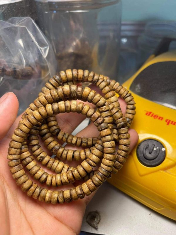 Super Grade Kalimantan Wild Agarwood Bracelet , From Kali Island , Strong Aroma, Jewelry Bracelets - 图片 2