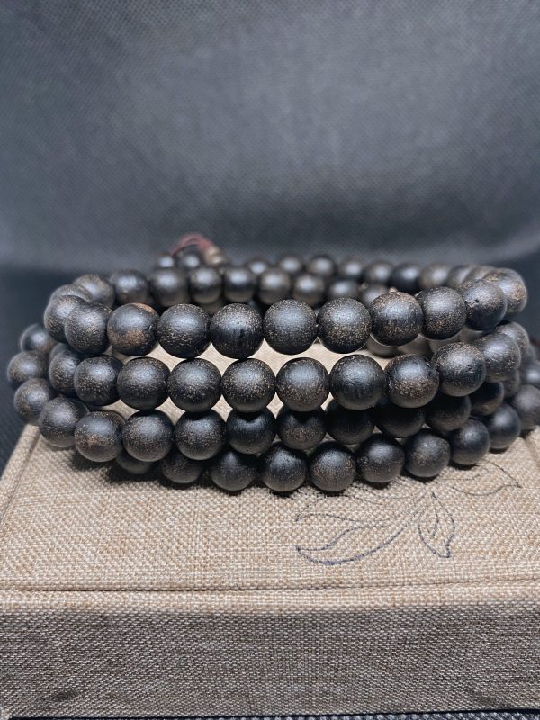 Vietnamese Agarwood 108 Beads,108 Beads Sinking, Strong Aroma,Prayer Buddha, 108 Mala Beads - 图片 2