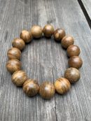 Vietnamese Agarwood Bracelet Beads ,Grade AA ,Natural Agarwood Beads , For Men And Women