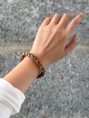 Wild Agarwood Bracelet , Random Bead Natural , Bangles Agarwood