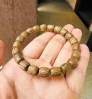Campodia Agarwood Bracelet,Size 8mm,Campodia Pursat Agarwood, Strong Aroma.