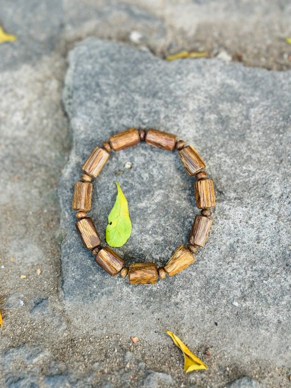 Wild Vietnam Agarwood bracelet, cylindrical bracelet, Sweet scent and feng shui