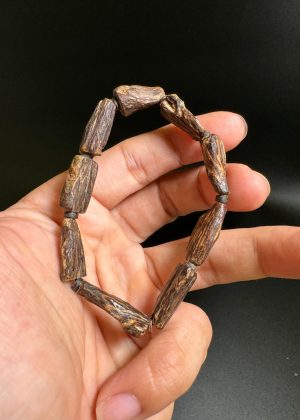 Super King Agarwood Bracelet , All Sinking Agarwood , 100% Natural , Only 2 .