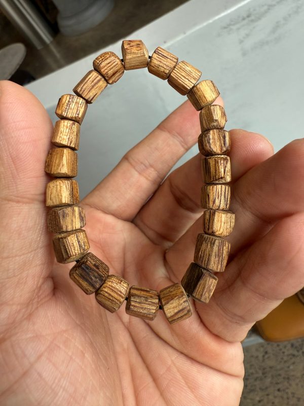Wild Agarwood Bracelet , Random Bead Natural , Bangles Agarwood