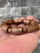 Wild Agarwood Bracelet ,Cylindrical bracelet , Agarwood From Quang Binh Vietnamese, For Men and Women