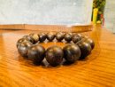 Black Beads Agarwood Bracelet, Wild Agarwood, Mala Bead, Strong Aroma, Agarwood Indonesia .