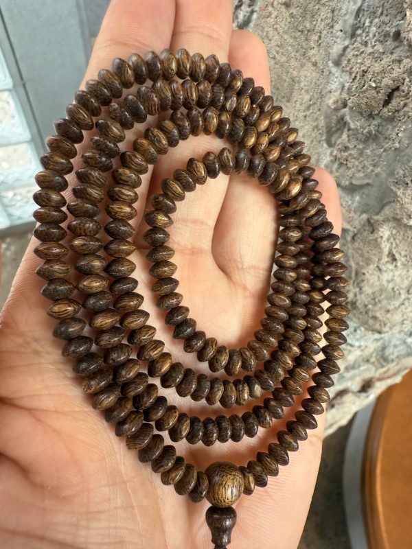 New Style Agarwood Necklace , Agarwood 108 Bead Natural, Wild Oudh Necklace . - 图片 3