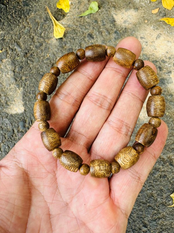 Wild Agarwood Bracelet , Agarwood Bangles , From Laos Forest , For Men And Women, Style Bead rounded cylinder - 图片 2