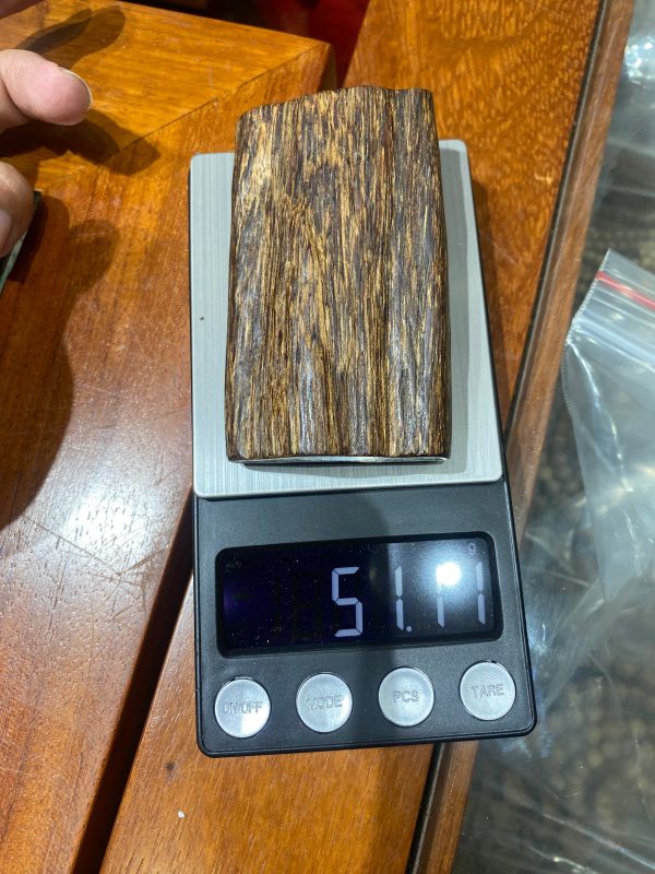 Super King Block Agarwood Sinking ,100% Wild Agarwood Vietnamese, Very Rare,Weight 51.11 grams, Only 1 - 图片 5