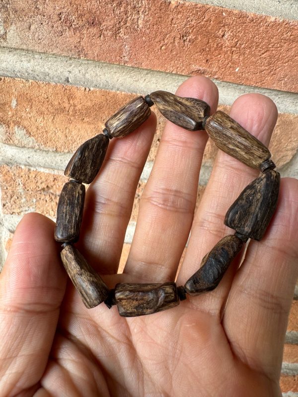 Wild Agarwood Sinking Bracelet , Agarwood Vietnamese Super King Grade , 1000 years of sedimentation - 图片 7