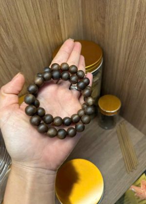 10mm Agarwood Sinking Bracelet , Super King Agarwood, Wild Agarwood Bangles .