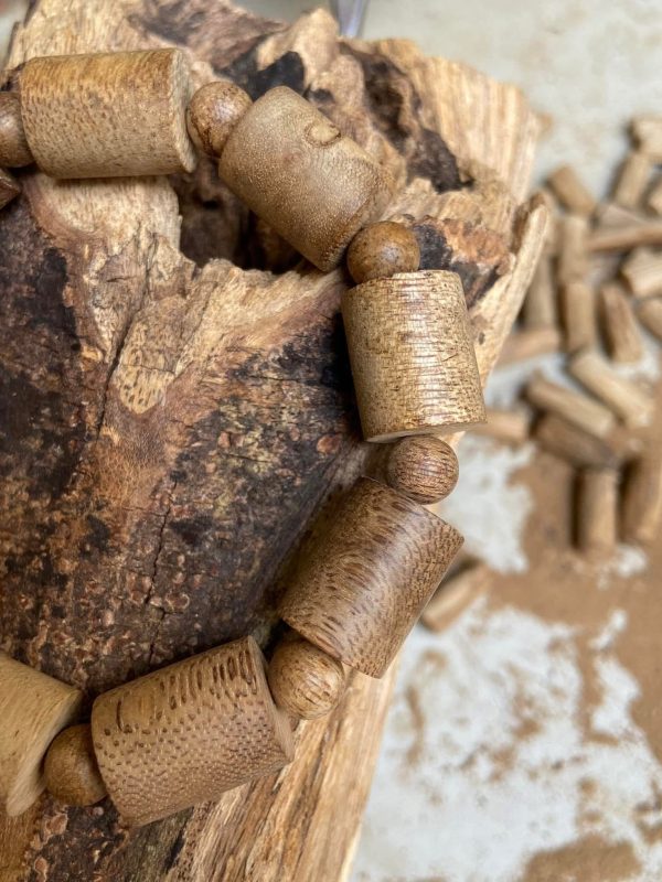 Wild Agarwood Bracelet ,Cylindrical bracelet , Agarwood From Quang Binh Vietnamese, For Men and Women - 图片 5