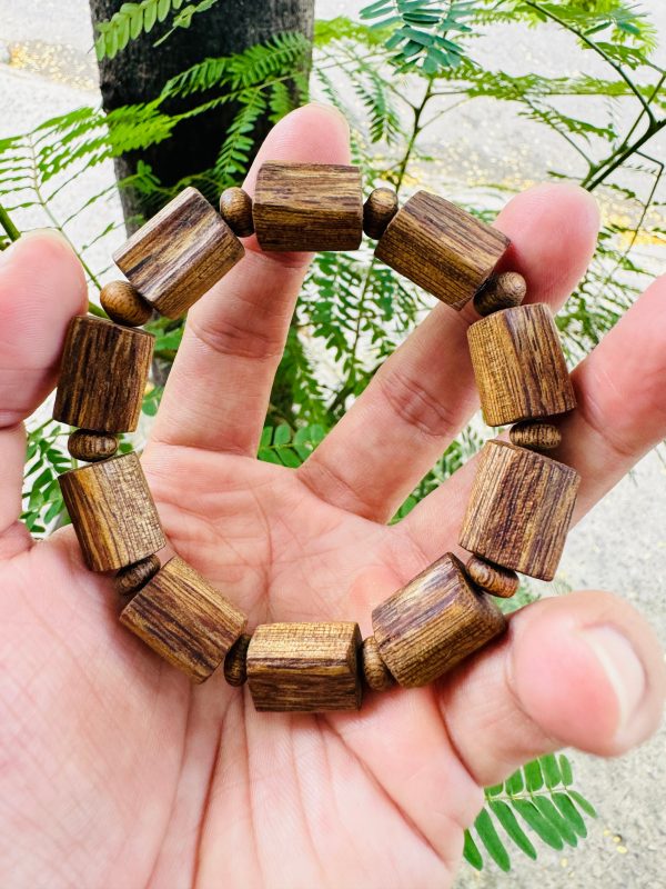 Vietnamesw Agarwood Bracelet , Grade AA , Bangles Agarwood Natural, Bracelet For Men - 图片 3