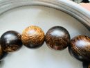 Vietnamese Agarwood Bracelet , Sinking Agarwood Beautiful Agarwood Grain , Black Bead Agarwood