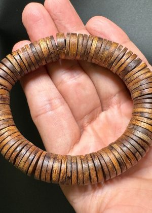 Wild Agarwood Malaysia Bracelet , Strong Aroma , Button Bead bracelet