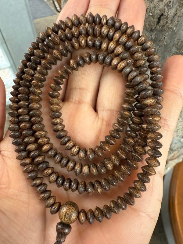 New Style Agarwood Necklace , Agarwood 108 Bead Natural, Wild Oudh Necklace . - 图片 4