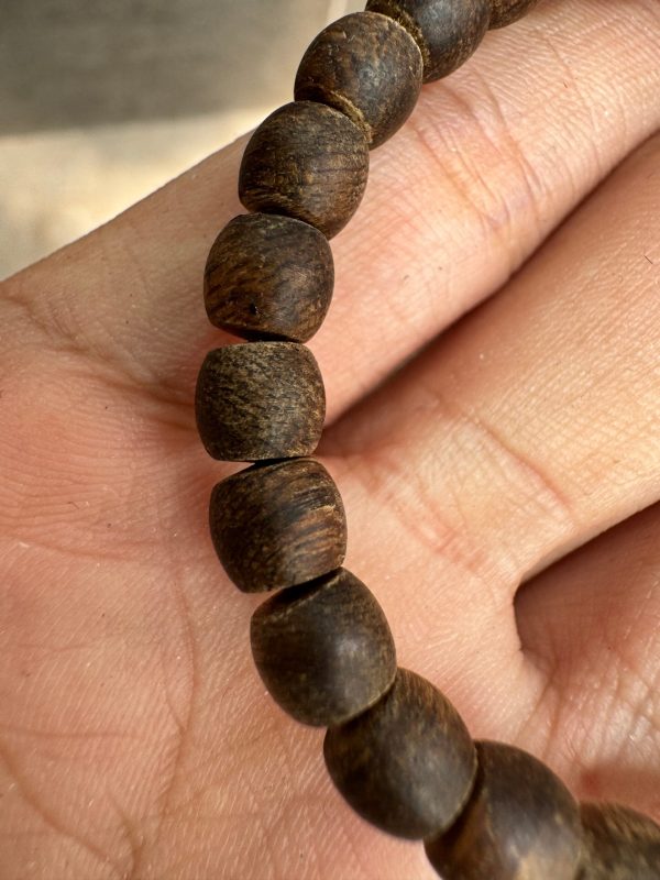 Lu Thong Agarwood Bracelet , Super Grade Agarwood Indonesia , Wild Agarwood , Bangles For Men And Women , Size 10mm - 图片 5