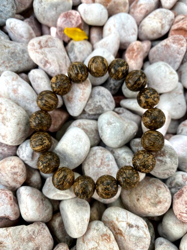 Vietnamese Wild Agarwood Bracelet Beads - Figure Flower - Grade AAA - 图片 2