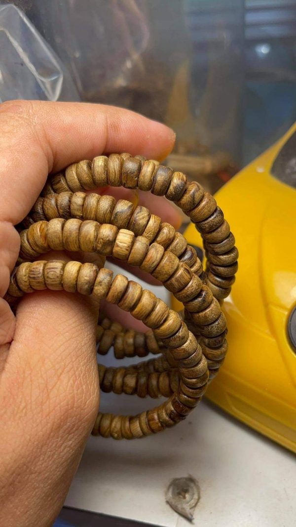 Super Grade Kalimantan Wild Agarwood Bracelet , From Kali Island , Strong Aroma, Jewelry Bracelets - 图片 4