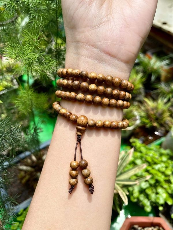 Vietnamese Agarwood Bead Bracelet 108 beads - Grade AA - 图片 4