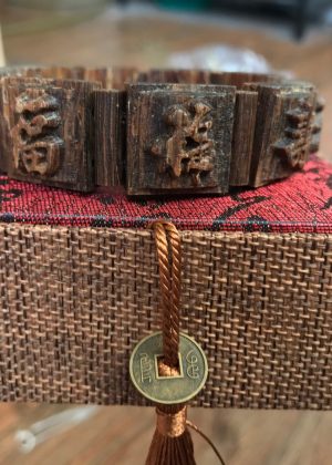 Happiness, Wealth and Longevity Agarwood Bracelet , Super Grade Agarwood , Agarwood Bangles