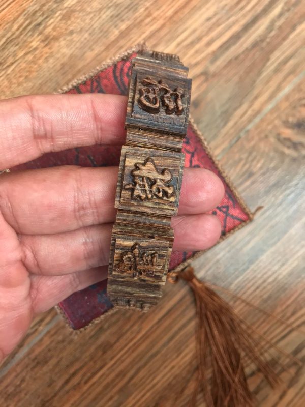 Happiness, Wealth and Longevity Agarwood Bracelet , Super Grade Agarwood , Agarwood Bangles - 图片 5