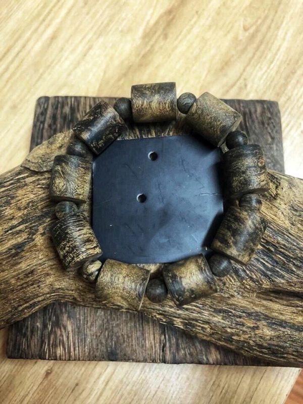 Indonesia Agarwood Bracelets (Cylindrical) - Grade AAA , Natural Agarwood, Black Agarwood - 图片 2