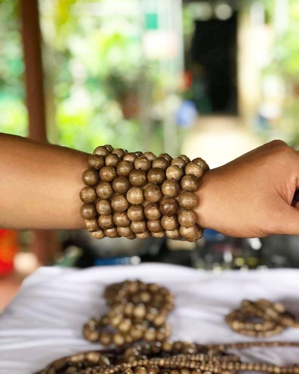Super Grade Real Vietnamese Wild Agarwood Bracelet Bead - From High Moutain Area Huong Son - Ha Tinh - Vietnamese - 图片 4