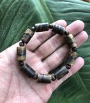 Indonesia Agarwood Bracelets (Cylindrical) - Grade AAA , Natural Agarwood, Black Agarwood