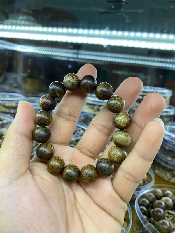 Vietnamese Wild Agarwood Bracelet Bead ,Super Grade ,Agarwood From Quang Nam Forest - 图片 2