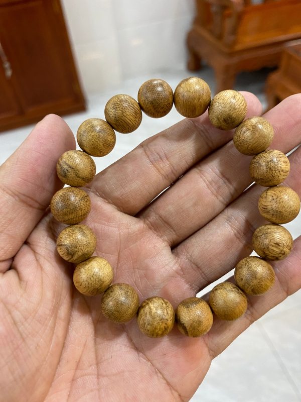 Indonesia Wild Agarwood Bracelet - From East Kalimantan Island,Strong Aroma ,Sweet Fragrance - 图片 6